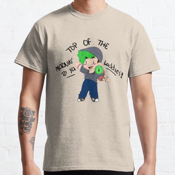 Jacksepticeye - Top Of The Mornin' To Ya Laddies! Classic T-Shirt RB0107 product Offical Jacksepticeye Merch
