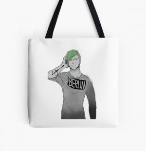 Jacksepticeye "Berlin + Tattoo" All Over Print Tote Bag RB0107 product Offical Jacksepticeye Merch