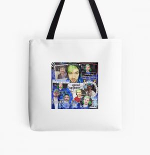 Everything is Blue - Jacksepticeye Edit All Over Print Tote Bag RB0107 product Offical Jacksepticeye Merch