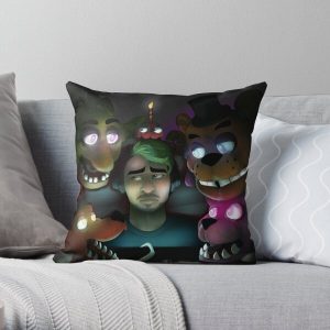 FNAF: Jacksepticeye's Turn Throw Pillow RB0107 product Offical Jacksepticeye Merch