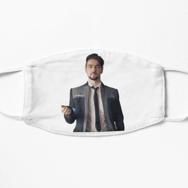 Jacksepticeye Connor The Android Sent By Cyberlife Flat Mask RB0107 product Offical Jacksepticeye Merch