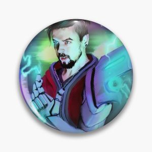 The mech arm hero, Jackieboy Man Pin RB0107 product Offical Jacksepticeye Merch
