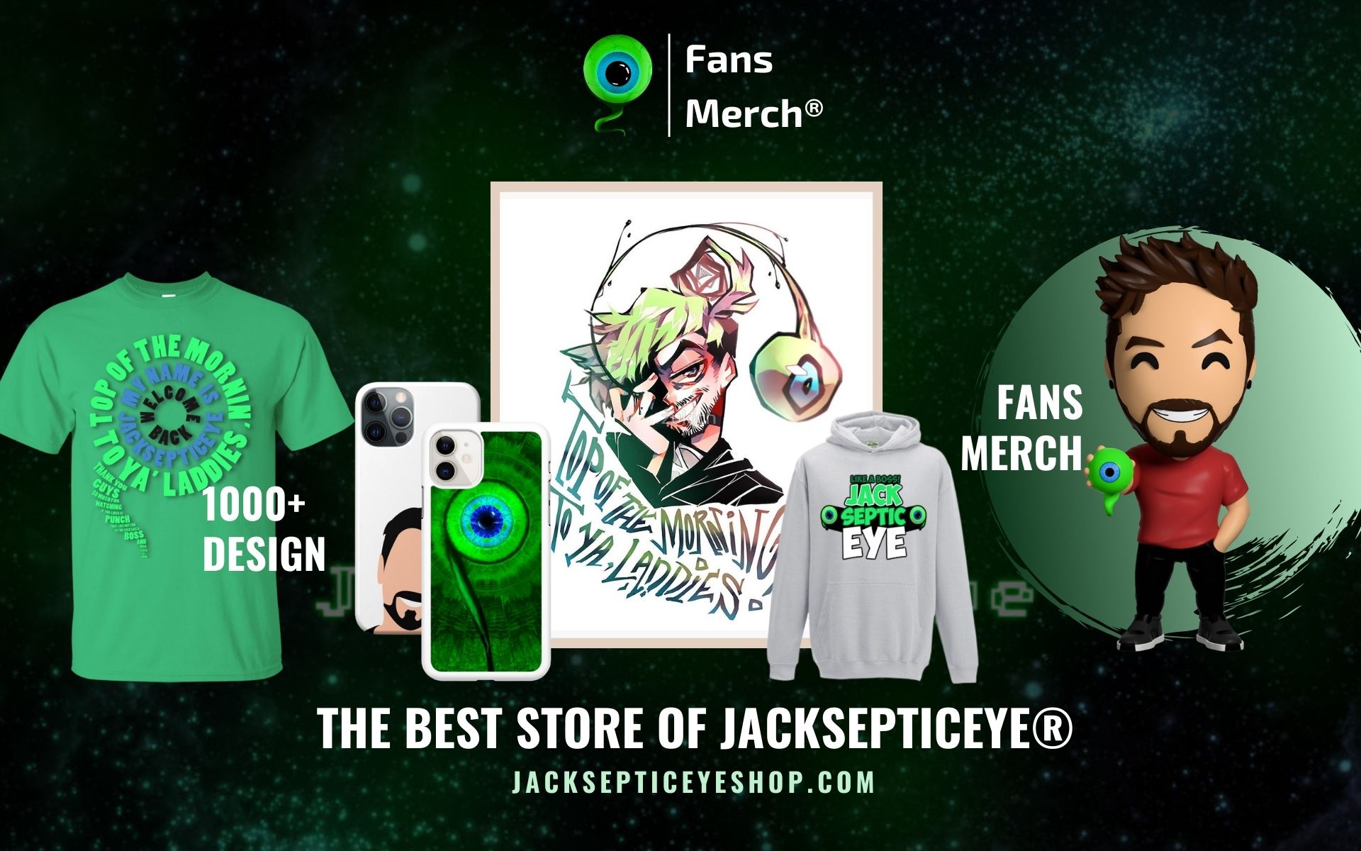 Jacksepticeye Merch Web Banner - Jacksepticeye Shop