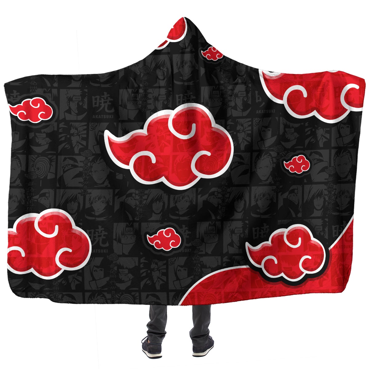 akatsuki gang hooded blanket 686506 - Jacksepticeye Shop